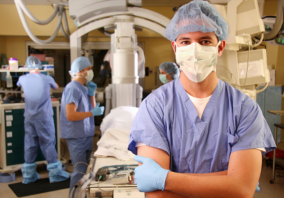 surgeons in operating room