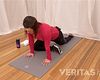Woman doing Buttocks Stretch for the Piriformis Muscle