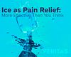 Ice as pain relief: more effective than you think