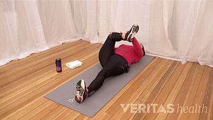 Video: Supine Piriformis Muscle Stretch for Sciatica - Part 1