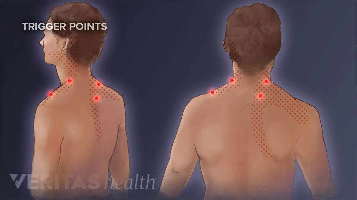 back massage chart of pressure points