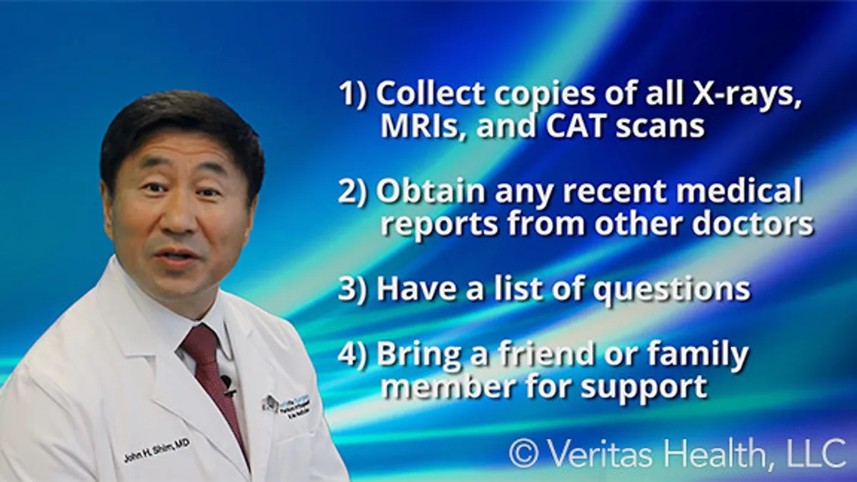 Video: What to Bring to a Spine Surgery Consultation