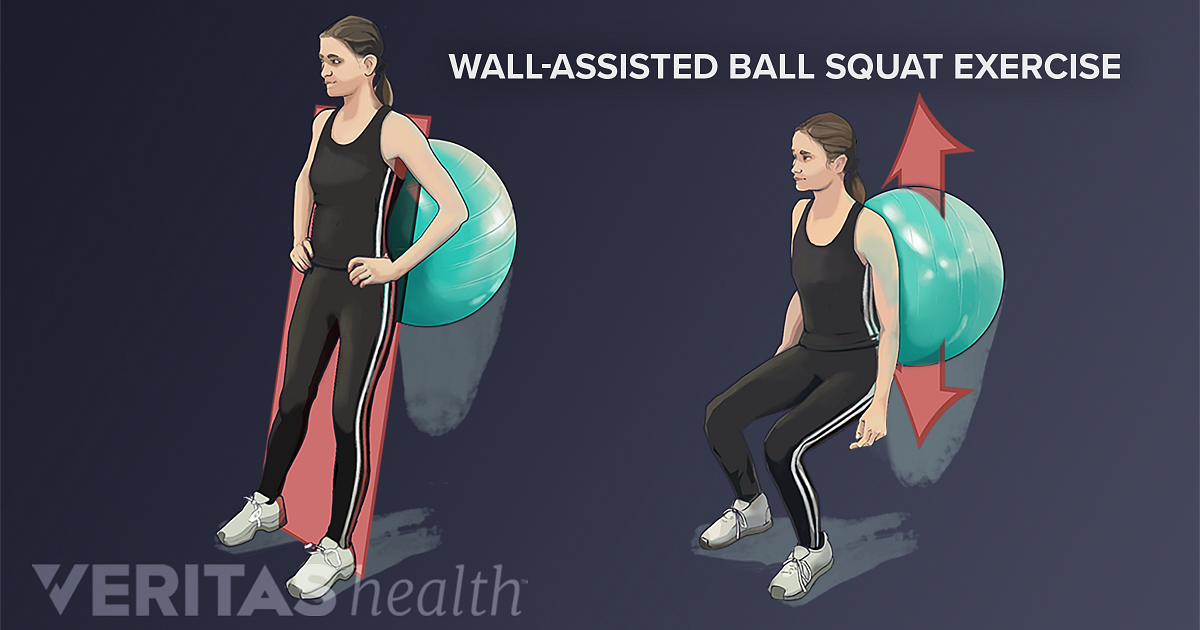 small exercise ball for back