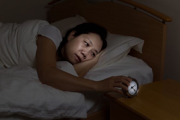 woman with insomnia