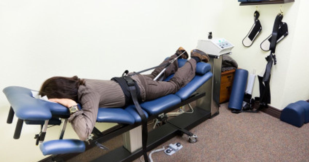 spinal decompression chair