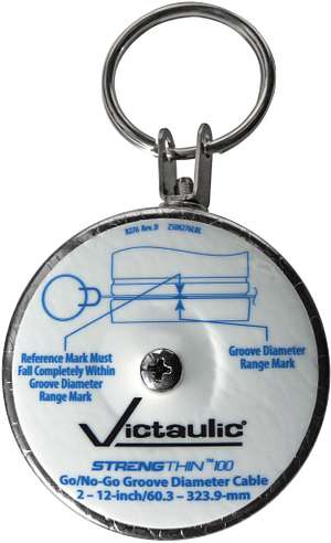 GDC-ST100 Victaulic Nutdurchmesserkabel für das StrengThin™ 100 System für dünnwandige Edelstahlrohre