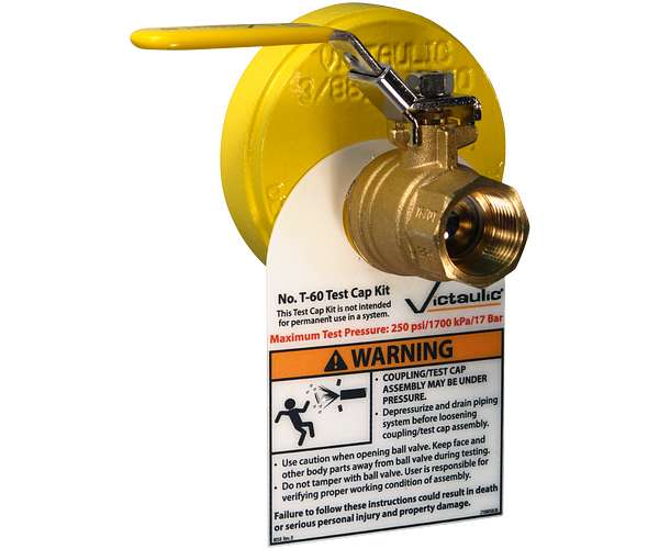 Victaulic No T 60 Test Cap Kit Accessories Tools