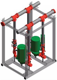 Series 387 and Series 388 Modular Dual Pump Skids