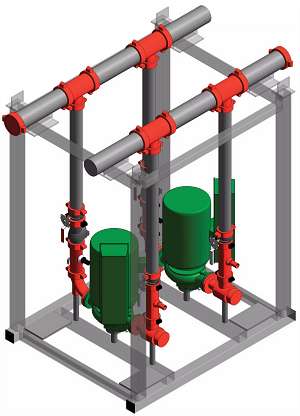 Series 387 and Series 388 Modular Dual Pump Skids