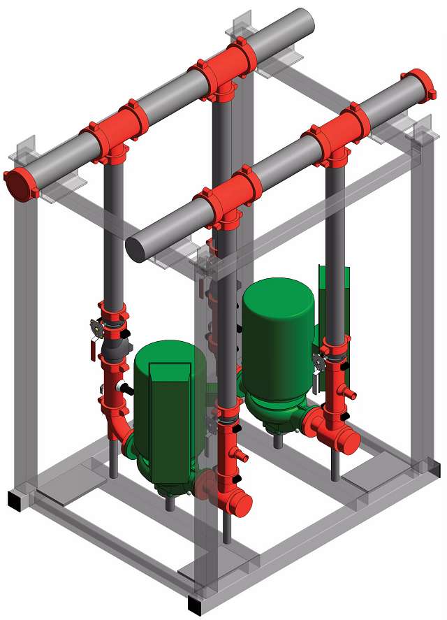 Series 387 and Series 388 Modular Dual Pump Skids
