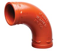 Schedule 80 3D Long Radius Cast Ductile Iron Elbows Schedule 80 3D Long Radius Cast Ductile Iron Elbows