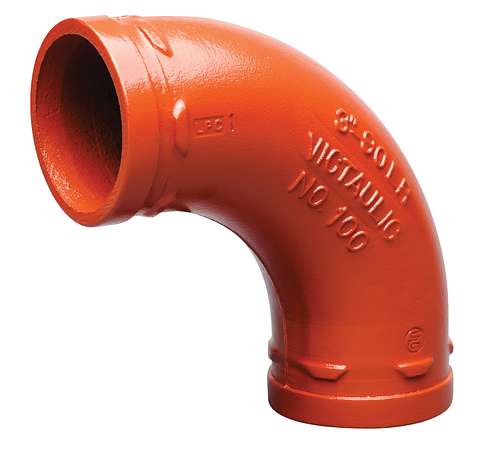 Victaulic Long Radius Steel Elbows 3d 5d And 6d Grooved Fittings