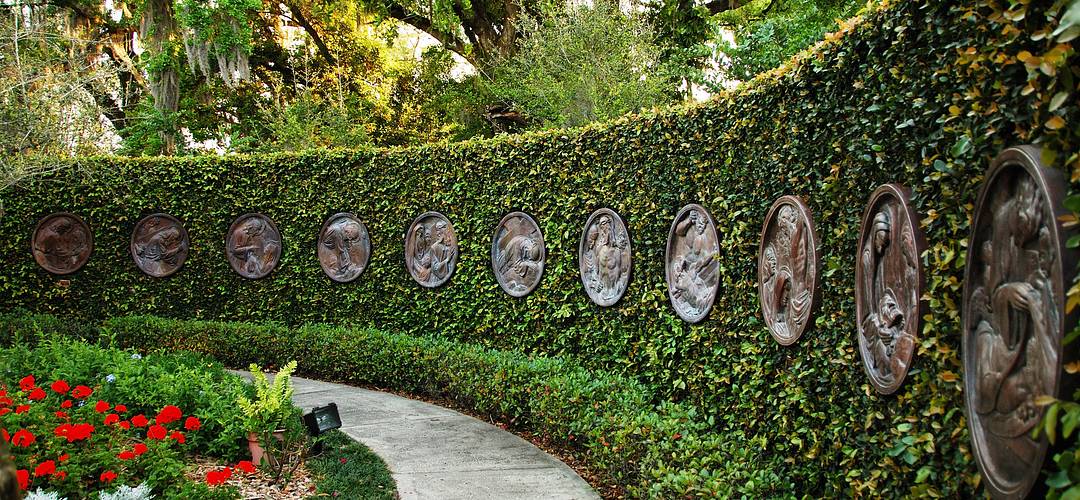 Albin Polasek Museum & Sculpture Gardens Albin Polasek Museum & Sculpture Gardens courtyard