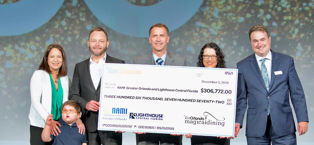 Magical Dining Magical Dining charity proceeds ceremony with Visit Orlando
