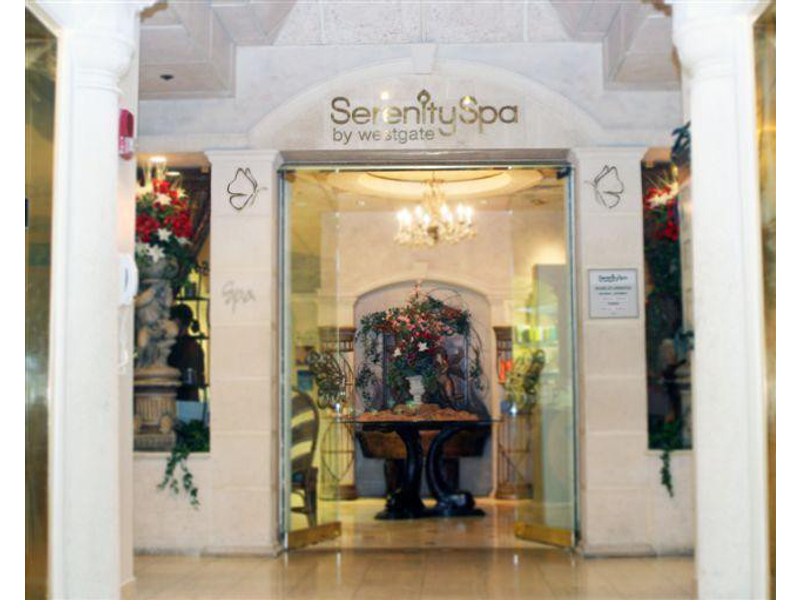 Spa beauty massage royalty treatment candles wellness relax towels Serenity Spa by Westgate at Westgate Lakes Resort & Spa