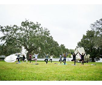 Yoga In The Sculpture Garden