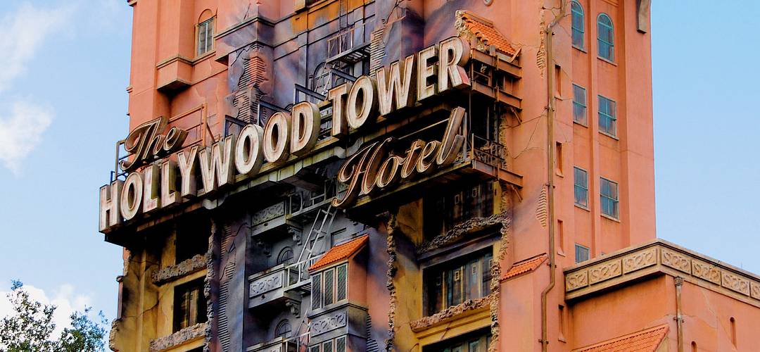Hollywood Tower Hotel at Disney's Hollywood Studios Exterior of the Hollywood Tower Hotel at Disney's Hollywood Studios