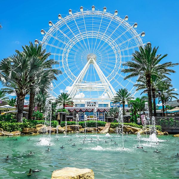 The Wheel at ICON Park during the day