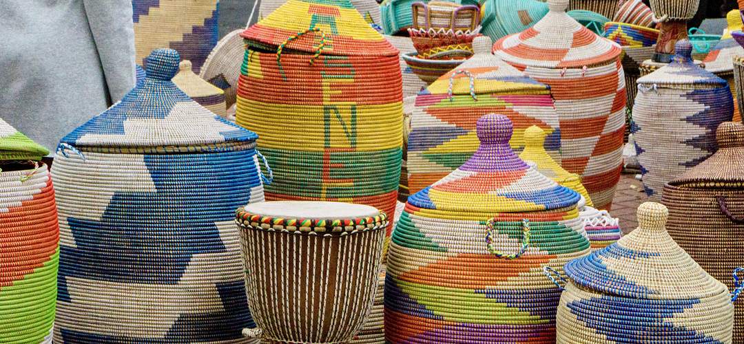 Zora Festival baskets Handmade baskets at the Zora Festival