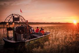 Scenic airboat ride, Florida