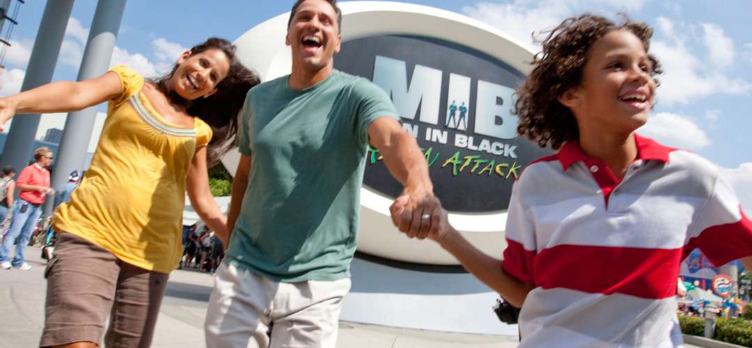 Men in Black™ Alien Attack™ at Universal Studios Florida People on the Alien Attack at Universal Studios Orlando