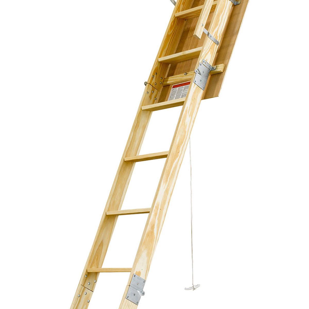 W2210K 22 5 In W X 54 In L X 10 Ft H Wood Attic Ladder   W2210K PI 