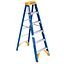 WRNR OBEL06 6' ELECTRICIAN'S LADDER OLD BLUE IAA 375LB LOAD CAPACITY