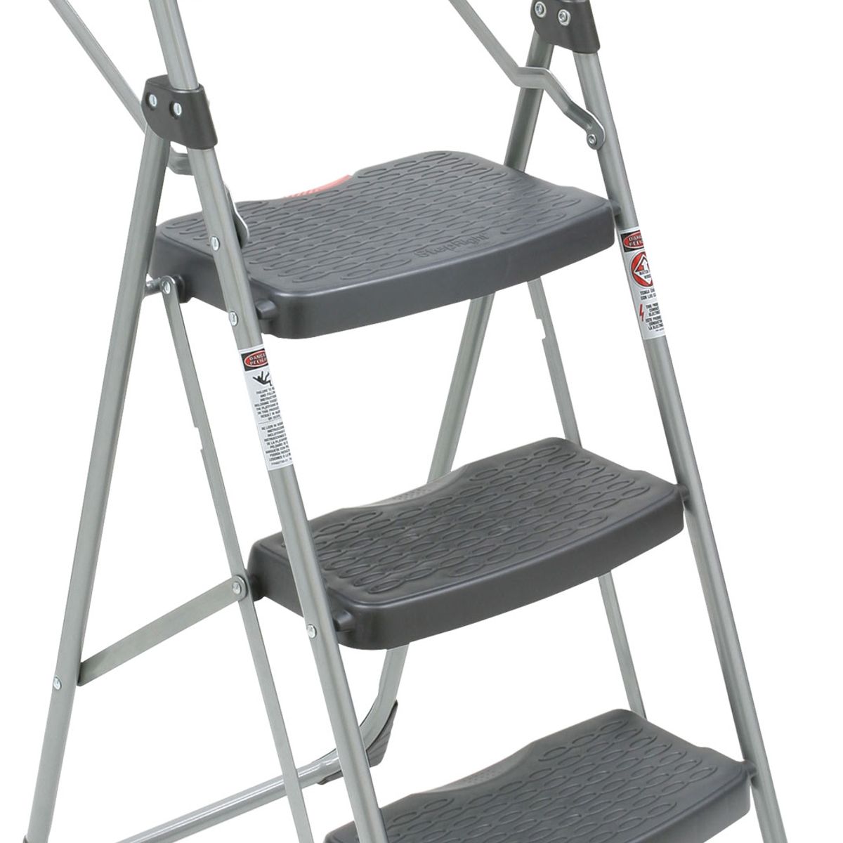 step stool with tray