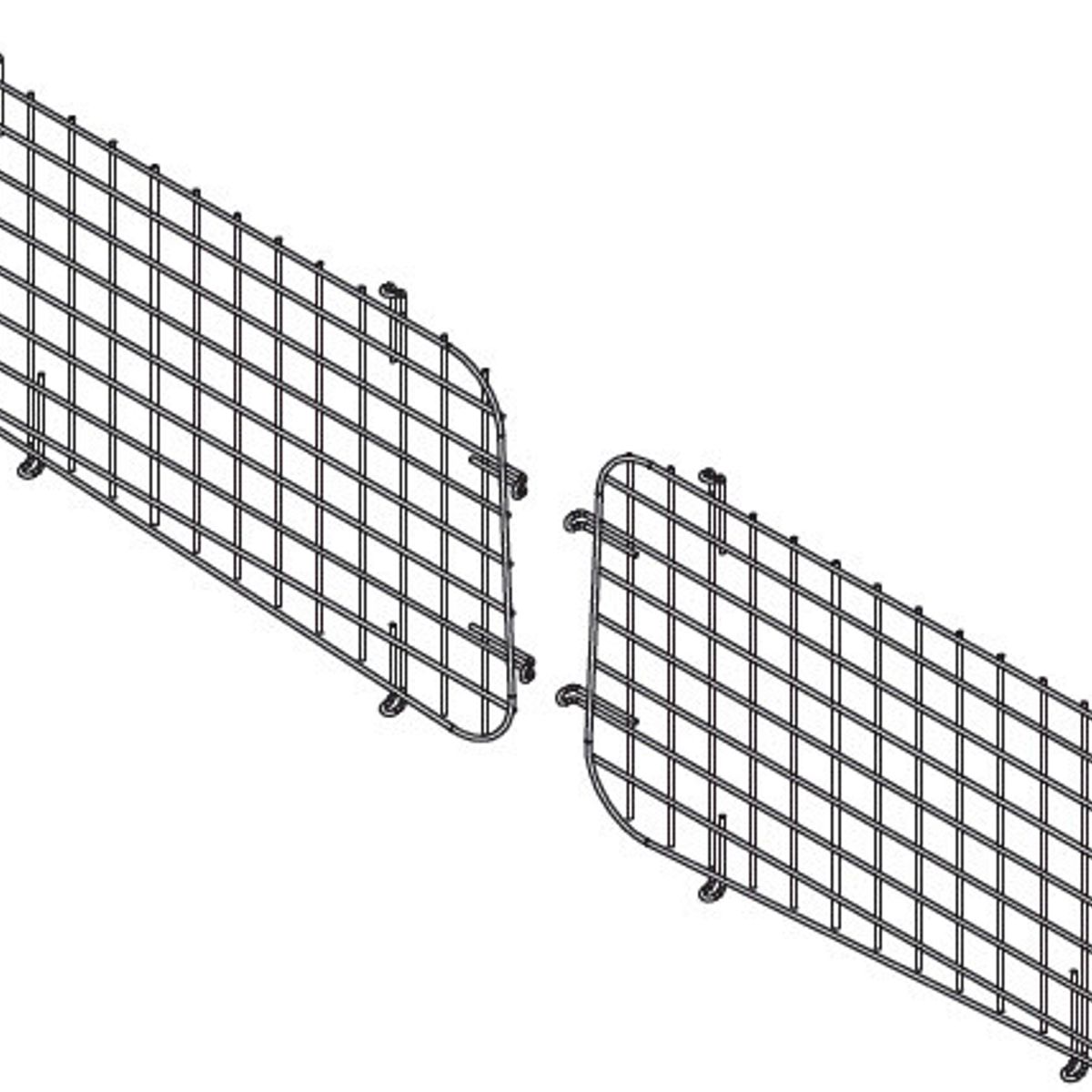 WEATHER GUARD 88022 Ford Van Window Screen Rear Door