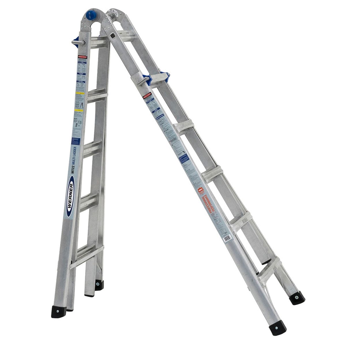 Details about   Werner Ladder Twin Step Fiberglass Versatile Non Slip Durable 300 lbs 2 ft. 