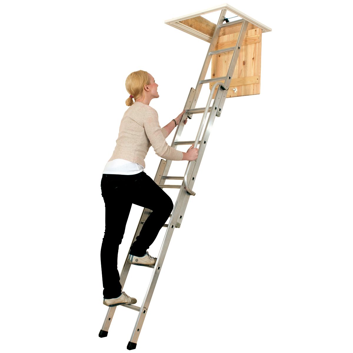 Silver for sale online Youngman 30234000 Spacemaker Loft Ladder