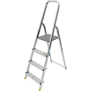 Werner 7400318 Stepladder 3 Tread High Handrail