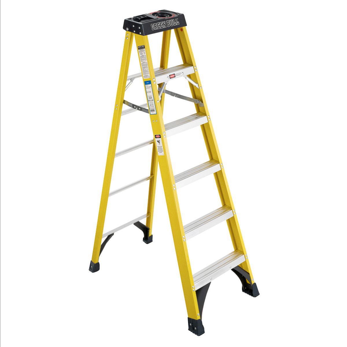 26 Step Ladders Green Bull