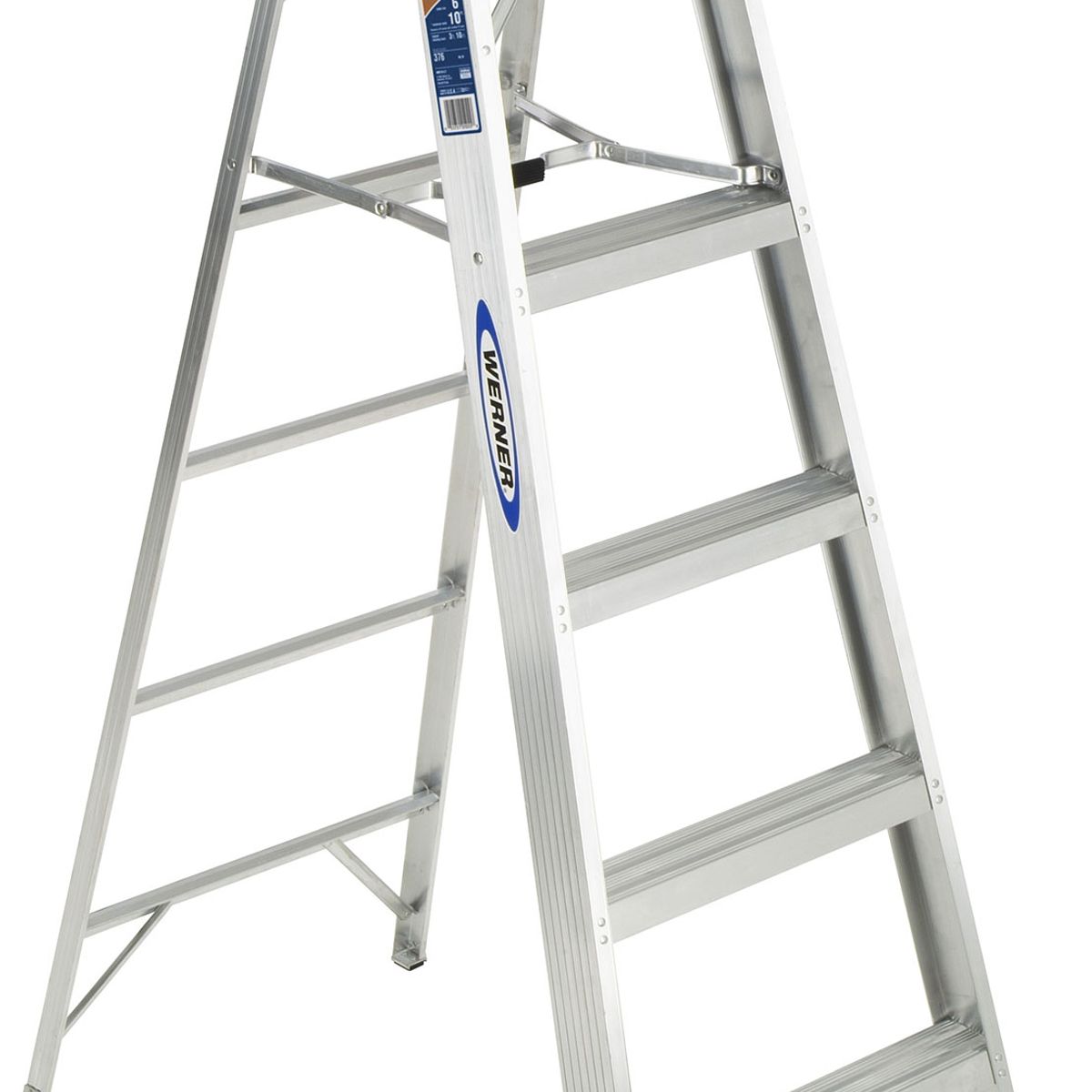 Details about   Werner 374 4 Ft Aluminum Stepladder Capacity 300 Lbs
