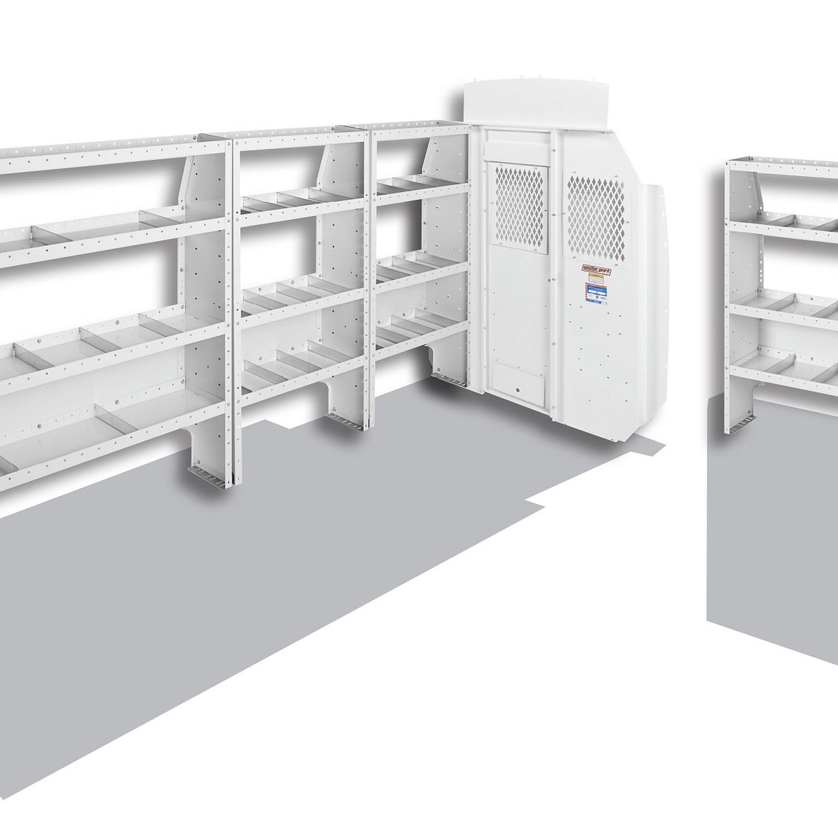 ford transit high roof shelving