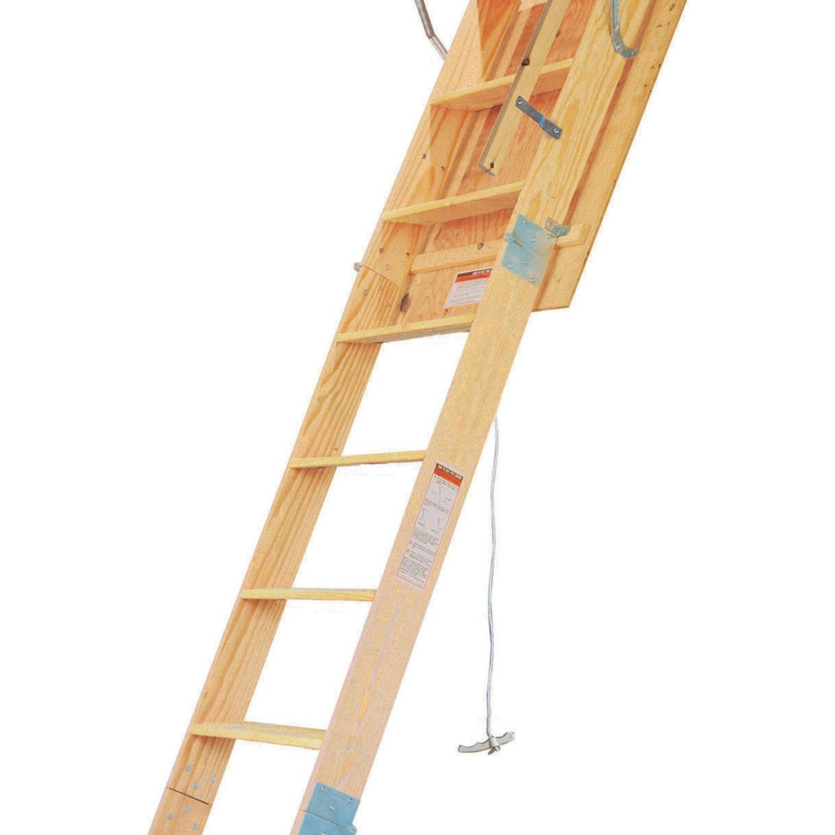 WH2210 22 5 In W X 54 In L X 10 Ft H Ceiling Heavy Duty Wood Attic Ladder   WH2210 PI 