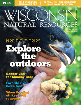 Wisconsin Natural Resources magazine Spring 2019 Cover