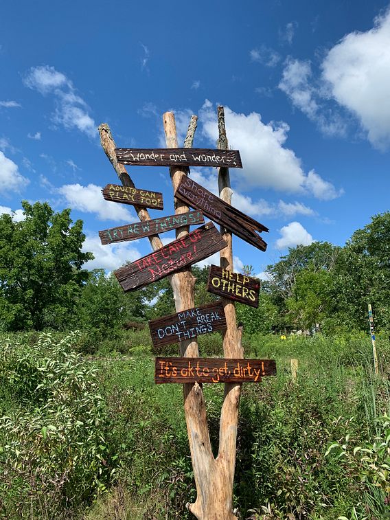 wooden signs with inspirational messages