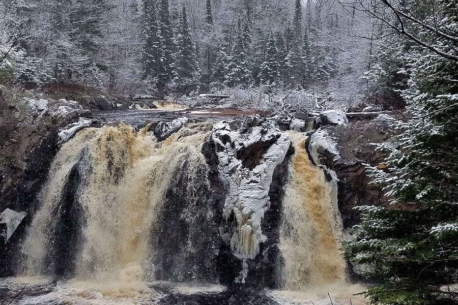 Little Manitou Falls, Pattison State Park - Photo credit: DNR