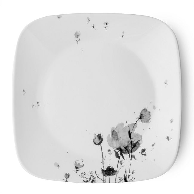 Square Fleurs Du Soir 9" Plate