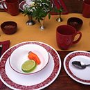 Bandhani 16-piece Dinnerware Set, Service for 4
