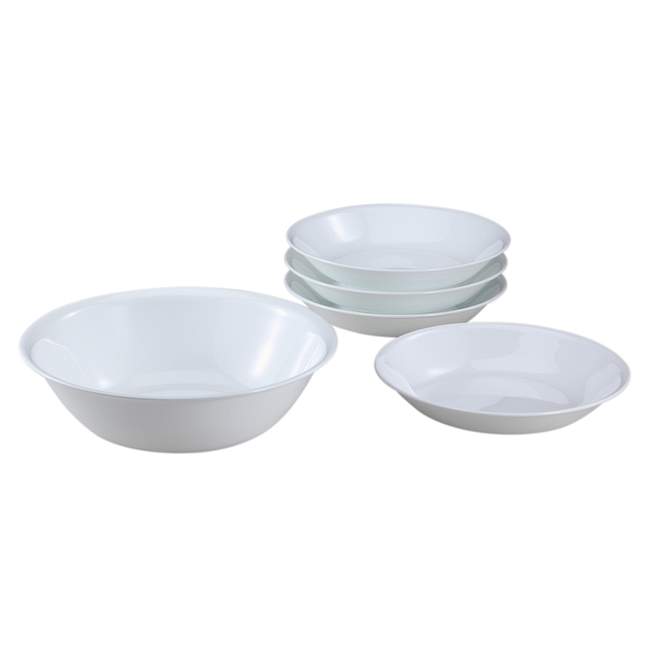 Livingware Winter Frost White 5-pc Pasta Set