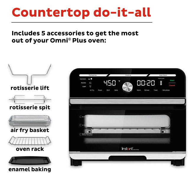Prefiks publika Nepoštenje  Instant™ Omni® Plus 18L Air Fryer Toaster Oven | Instant Home