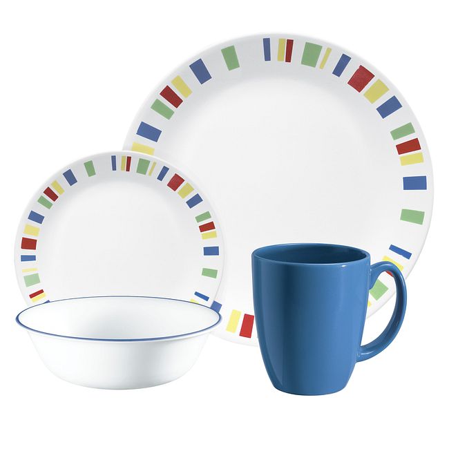 Memphis 16-piece Dinnerware Set, Service for 4