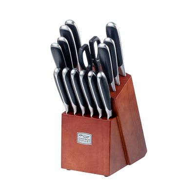 16-Piece Knife Block Set, Tan