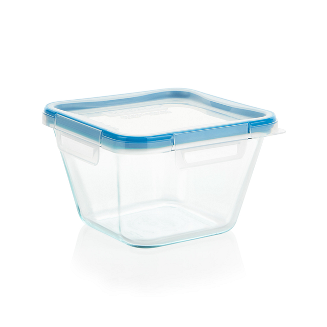 Total Solution® Pyrex® Glass 6.5-cup Square Food Storage (Lid Sold Separately)