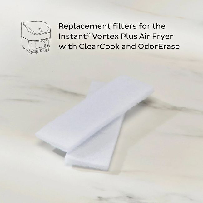 12 PCS Air Fryer Replacement Filters Compatible with Instant Pot Air Fryer  Vortex Plus 6QT Filters Accessories can Odor Erase and Oil Residue and Keep