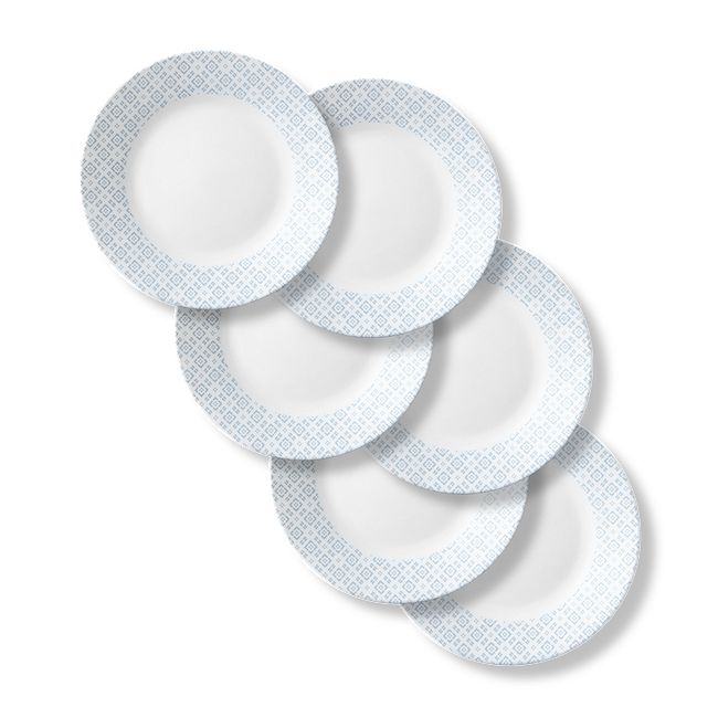 Farmstead Blue 11" Dinner Plates, 6-pack