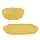 2-piece Serving Set, Curry Yellow