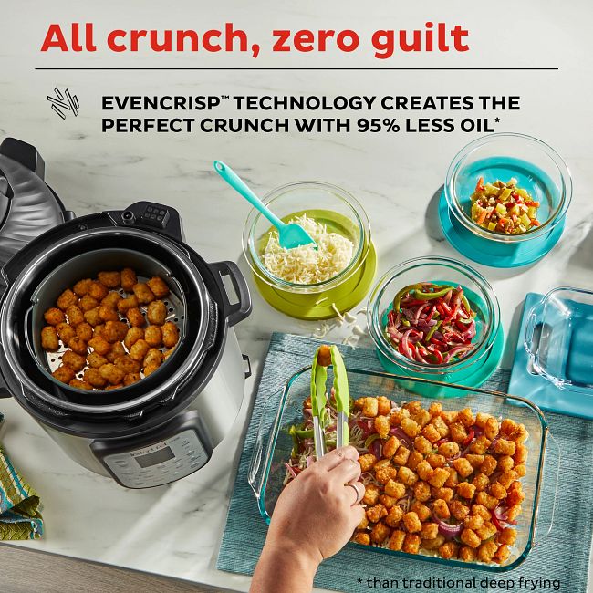 Instant Pot® Duo Crisp™ + Air Fryer 8-quart Multi-Use Pressure